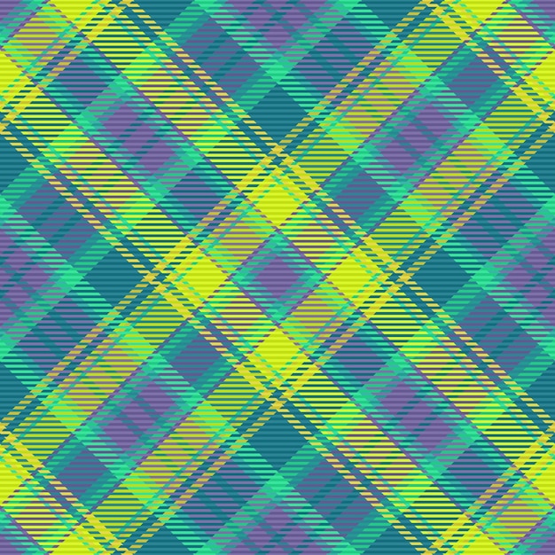 Naadloze structuurpatroon stof check tartan achtergrond textiel vector plaid