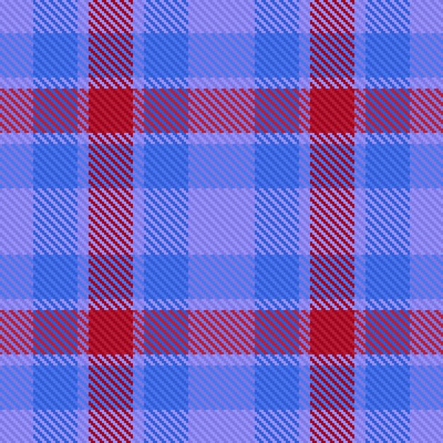 Naadloze structuurpatroon Vector check stof Tartan textiel geruite achtergrond