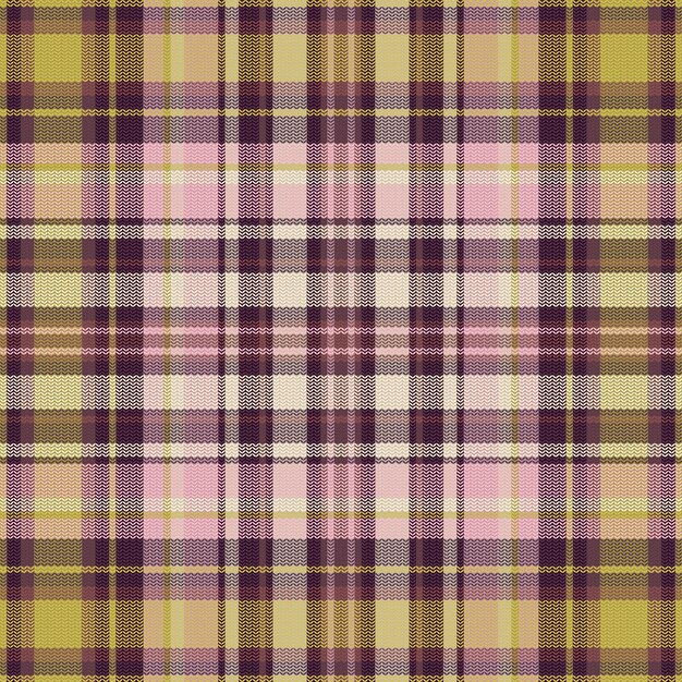 Naadloze tartan geruite patroon achtergrond met valentijn s kleur. Vector illustratie.