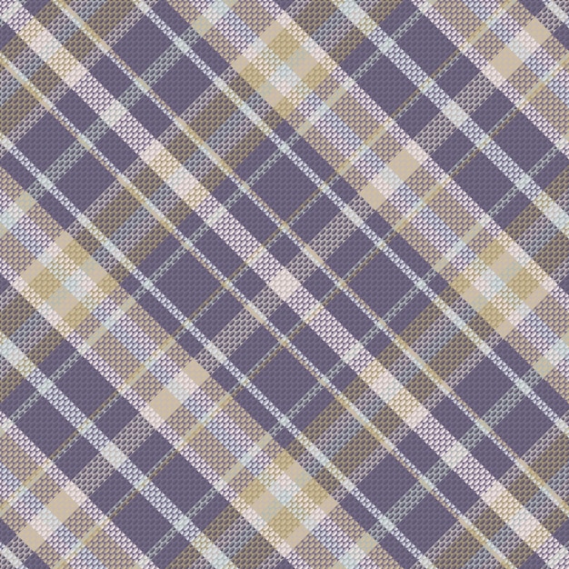 Naadloze tartan geruite patroon achtergrond met vintage kleur. vector illustratie.