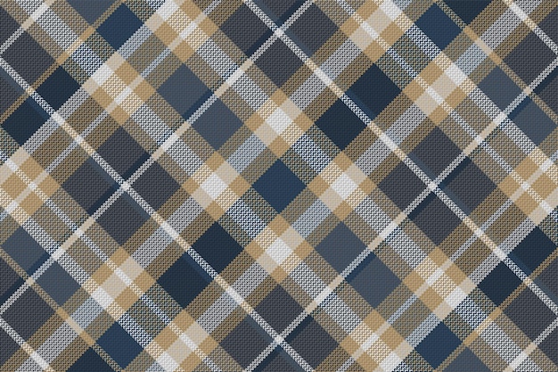 Naadloze tartan geruite patroon achtergrond met vintage kleur. vector illustratie.