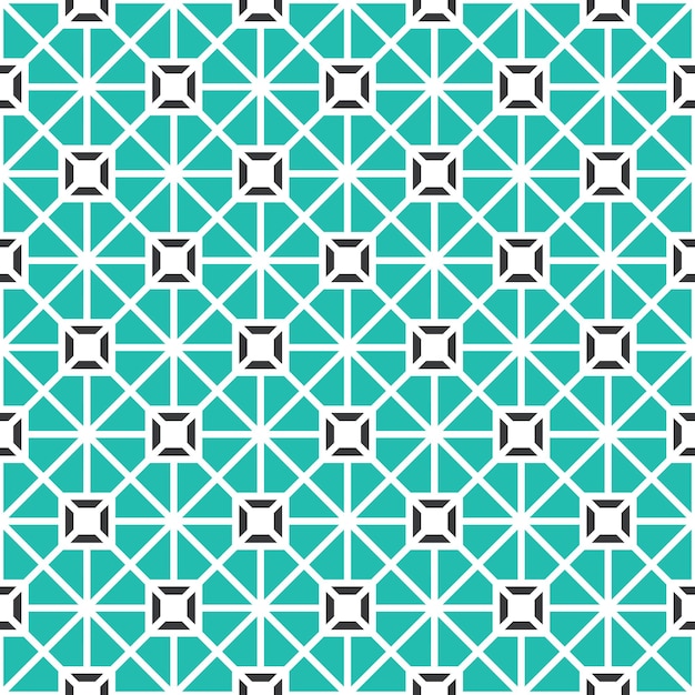 Naadloze textuur met Arabisch geometrisch ornament Vectormozaïekpatroon