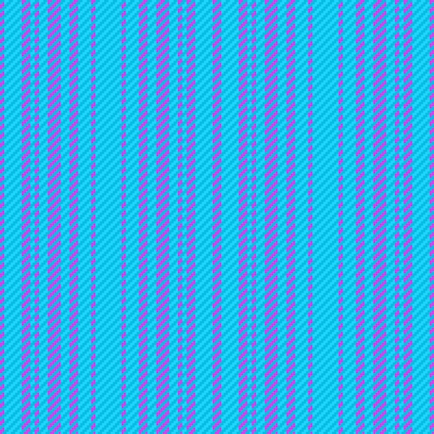 Naadloze textuurstof van verticale textiel achtergrond met een vector van gestreepte lijnen in de kleuren cyan en violet