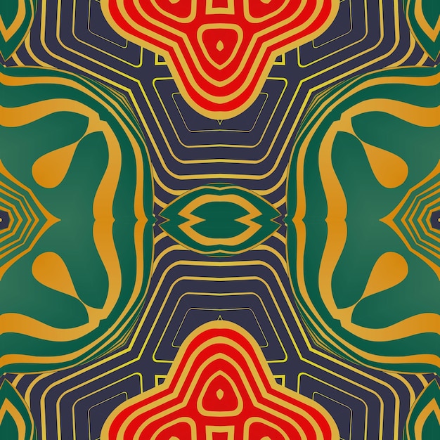Naadloze vector achtergrond met tribale motieven Print Herhalende achtergrond Doek design behang
