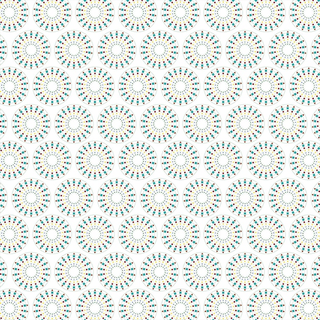 Vector naadloze veelkleurige geometrische vormen patroon achtergrond