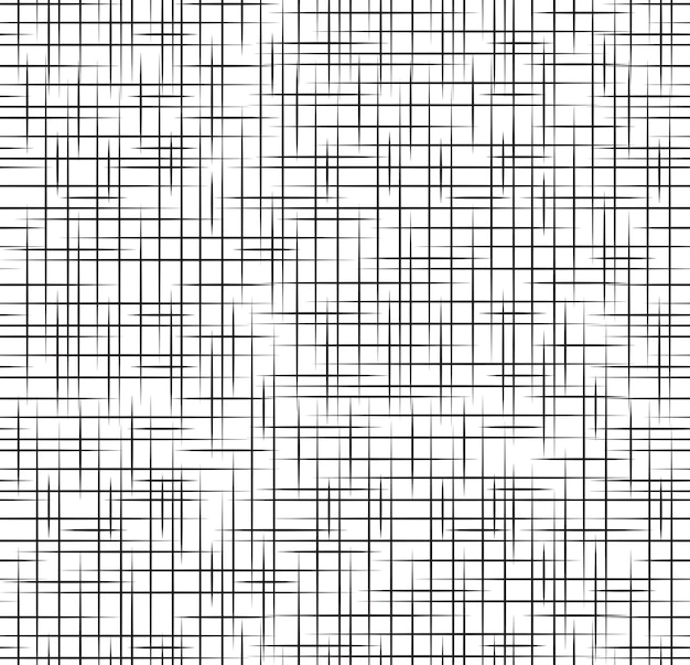 Naadloze zwart-witte textuur met strepen Vector achtergrond
