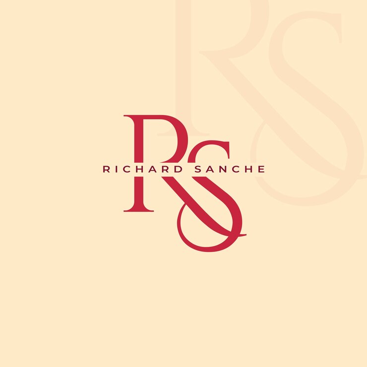 Vector naam rs logo design bedrijfslogo vector eps