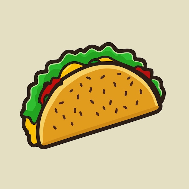 Концепция векторной иллюстрации буррито Nachos giros Концепция иллюстрации быстрого питания