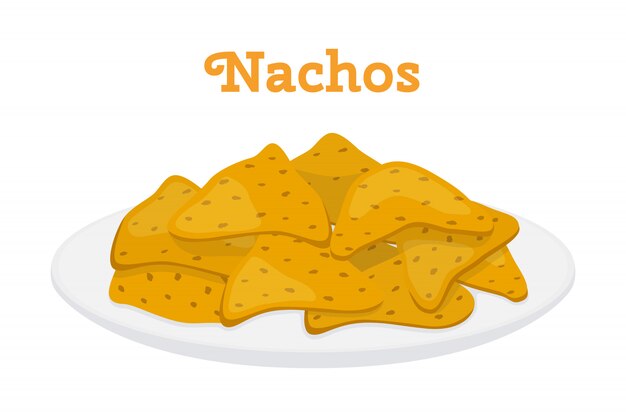 Patatine messicani nachos, fast food piccante