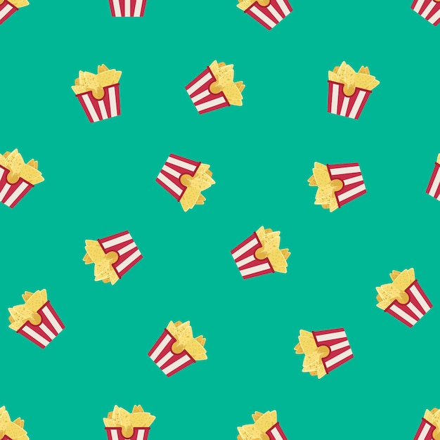 Nachos pattern background