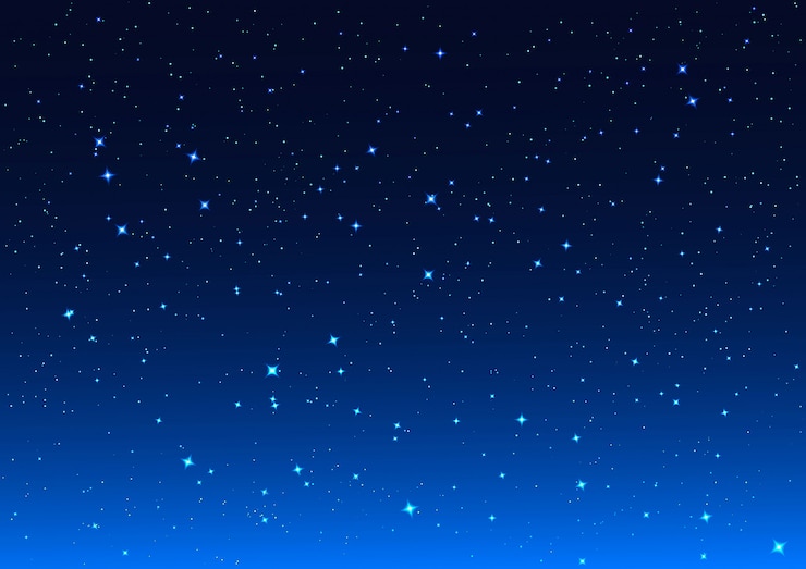 Vector nacht hemelachtergrond