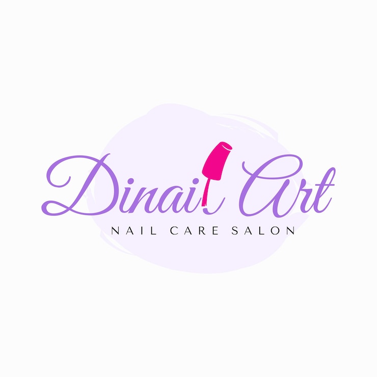 Nail art logo design