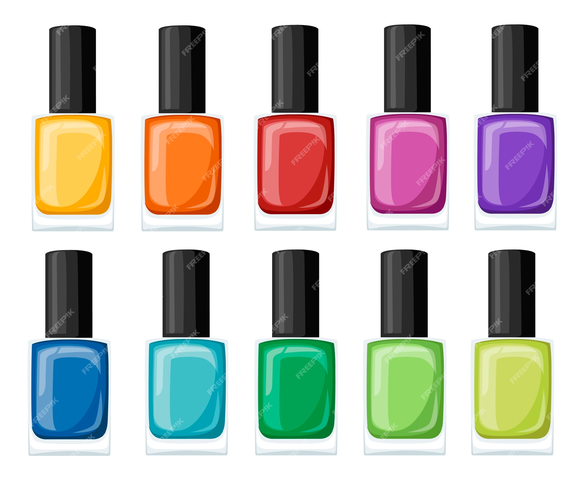 Multi-Colored Nail Polish Set - wide 7