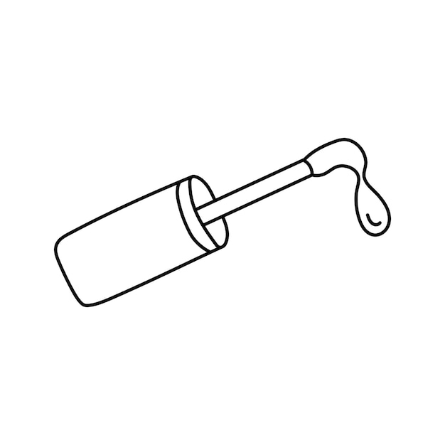 Лак для ногтей Векторная иллюстрация в стиле рисунка
