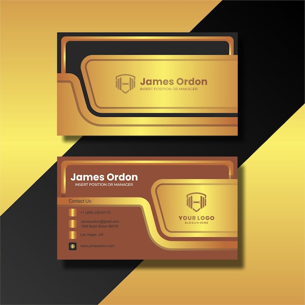 Name card template design