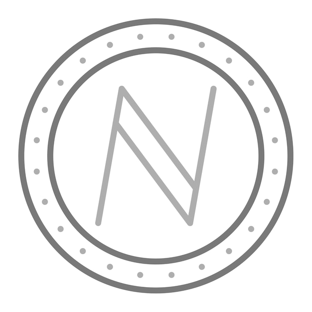 Vettore iconica di namecoin