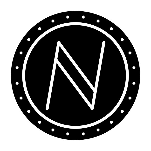 Vettore iconica di namecoin