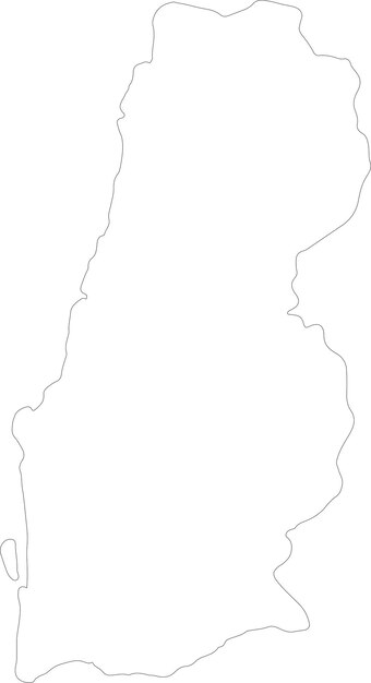 Namibe Angola outline map