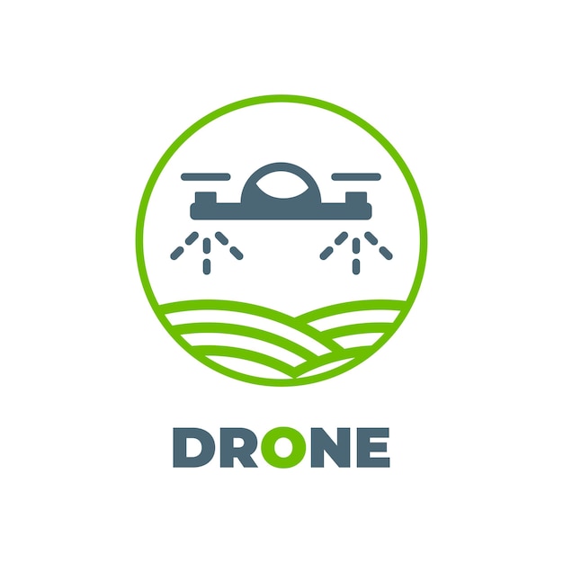 Nanocopter blad vector pictogram. Stijl is een plat symboollogo, eco-groene kleur, afgeronde hoeken, witte en groene achtergrond.