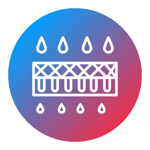 Nanofiltratie-icon vectorbeeld Kan worden gebruikt voor waterbehandeling