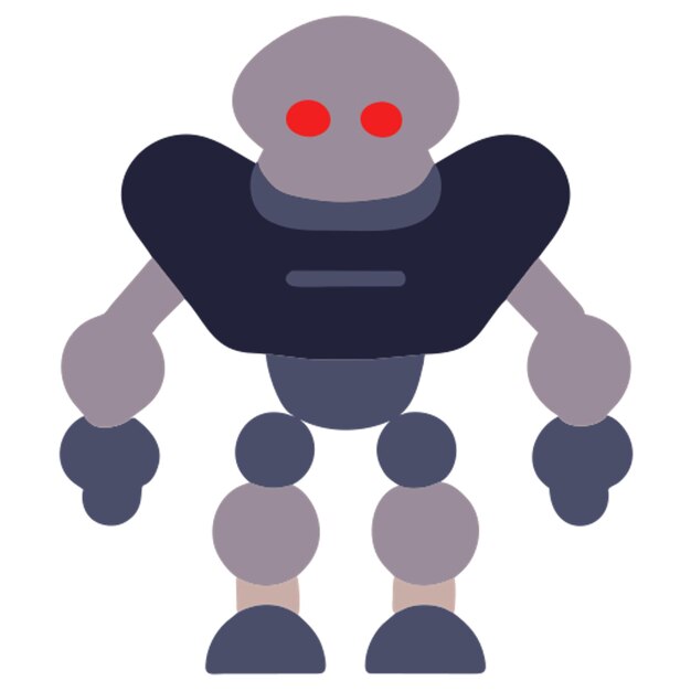 Nanomachine icoon gekleurde vormen