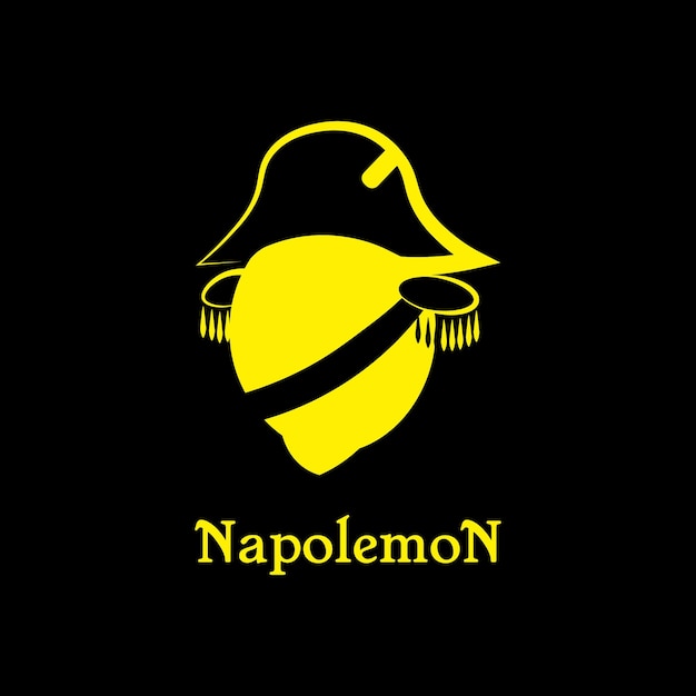 Napoleone divertente immagine del limone nel look di napoleone