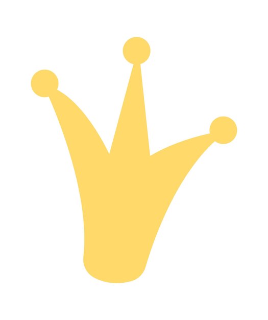 Vector narrow queen crown