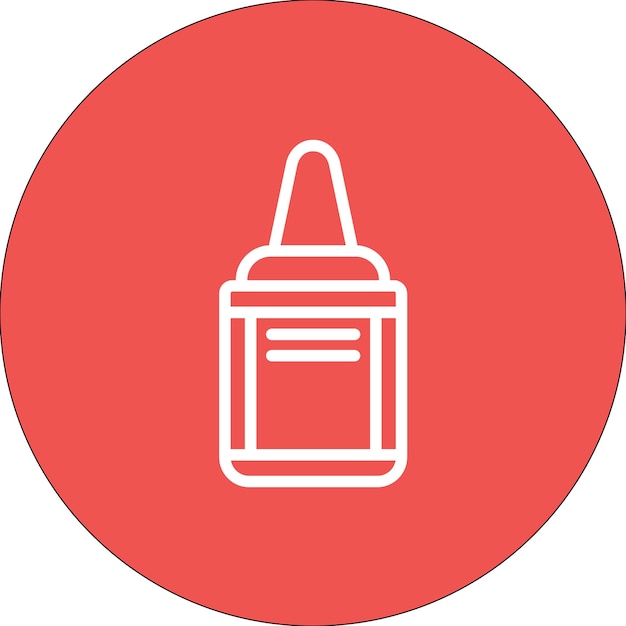 Vector nasal spray vector icon illustration of medicine i iconset