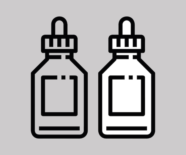 Vector nasal spray vector icon