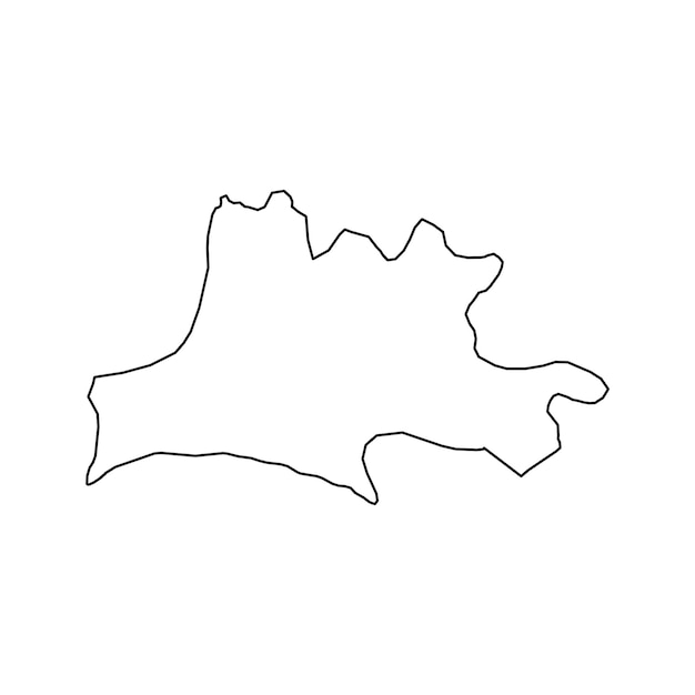 ナサラワ州地図 ナイジェリアの行政区画 ベクトルイラスト