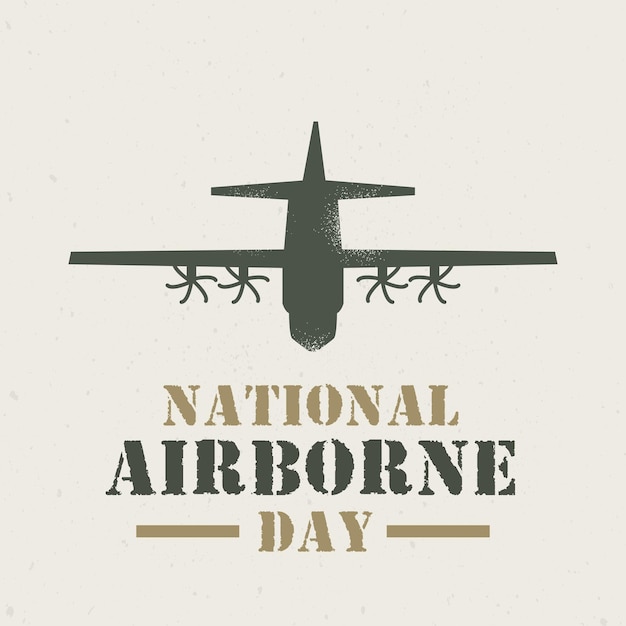 National airborne day design template
