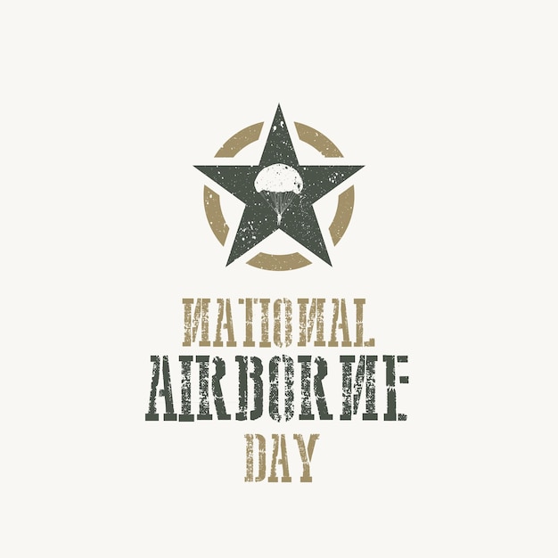 National airborne day design template