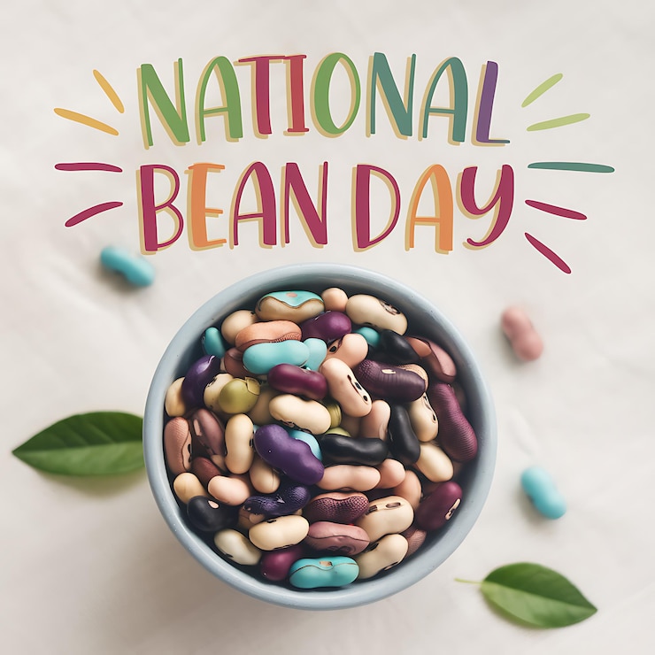Vector national bean day vibrant graphics for a delicious celebration