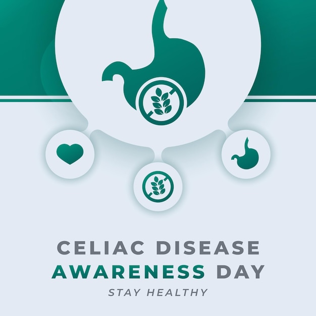 National celiac disease awareness day design illustration for background poster banner advertising