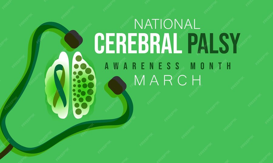 Premium Vector National cerebral palsy awareness month background