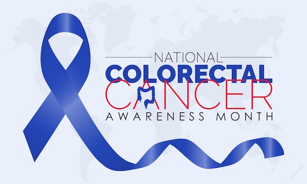 National Colorectal Cancer Awareness Month Redt levens met het concept Preventiebewustzijn waargenomen in maart