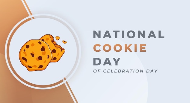 National Cookie Day Celebration Vector Design Illustration for Background Poster Banner Advertising