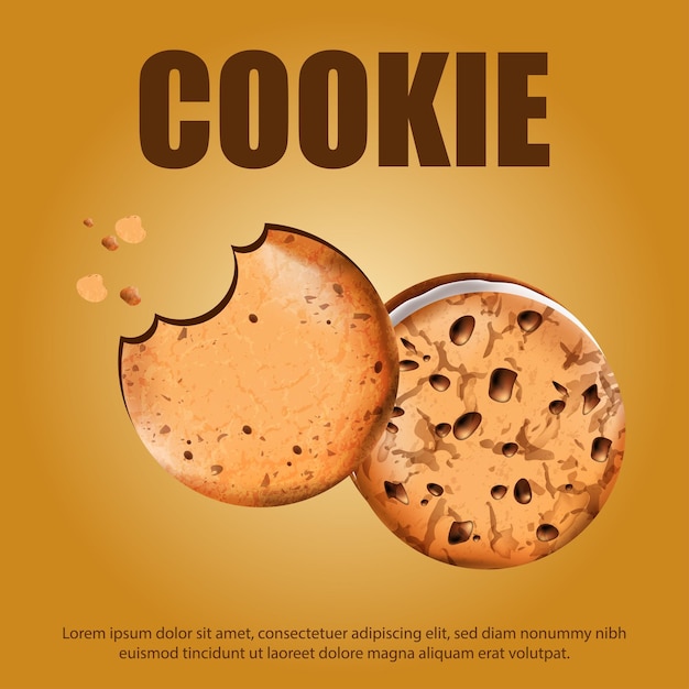 Premium Vector National cookie day is a celebration of one of the