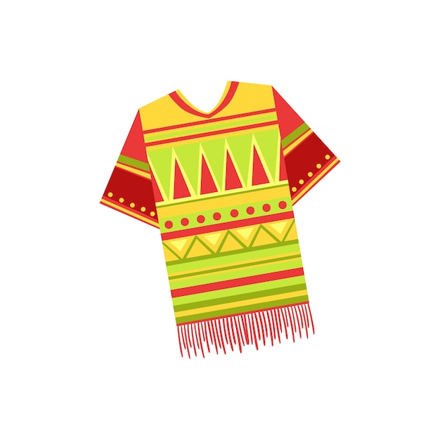 Vector national costume mexican culture symbol