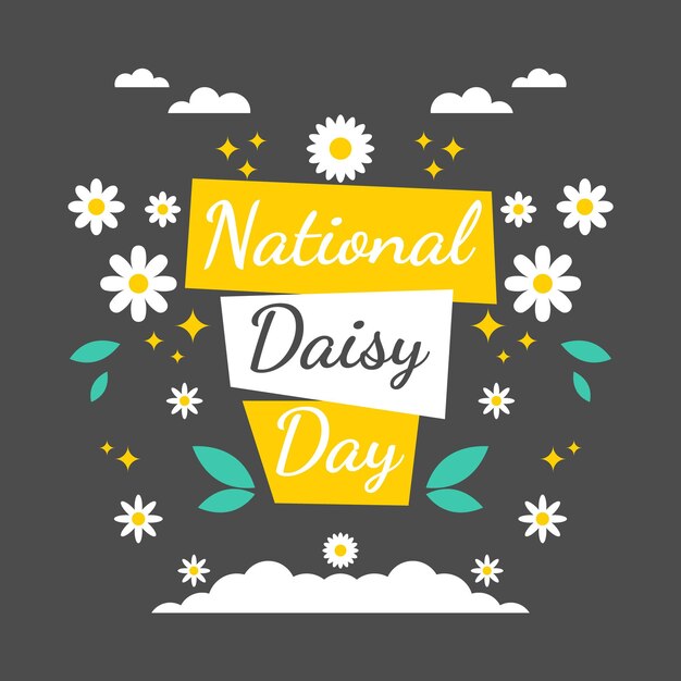 National Daisy Day background