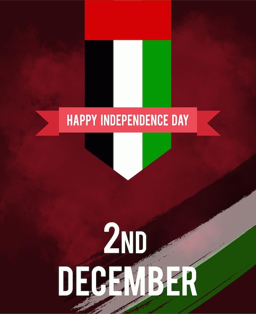 National day of UAE, Vector Illustration