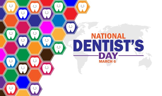 Vector national dentists day