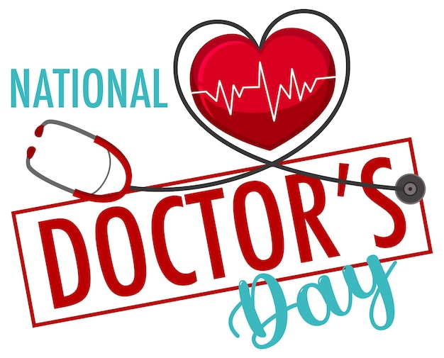 National doctor day in July logo