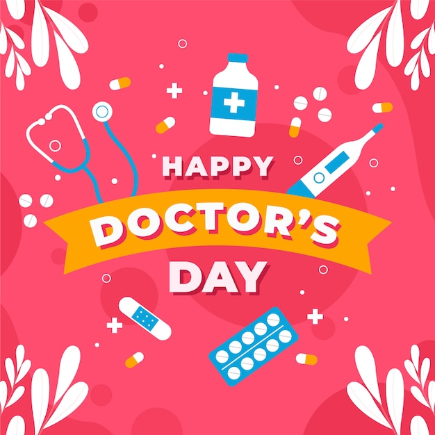 Vector national doctor's day illustration