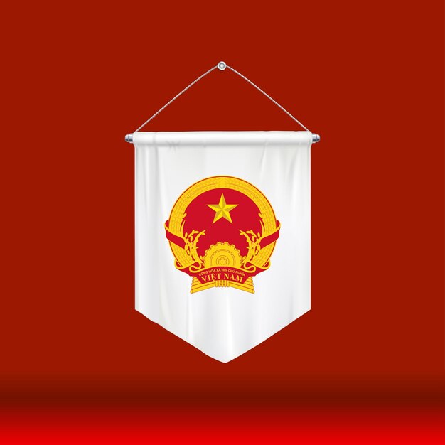 Vettore emblema nazionale del vietnam.