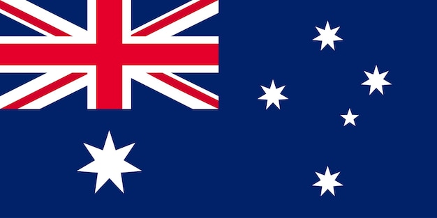 オーストラリアの国旗 ベクトル