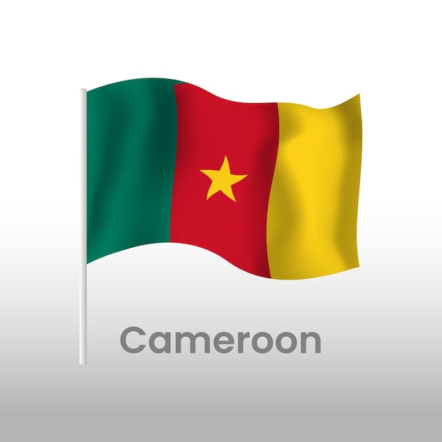 national flag of cameroon