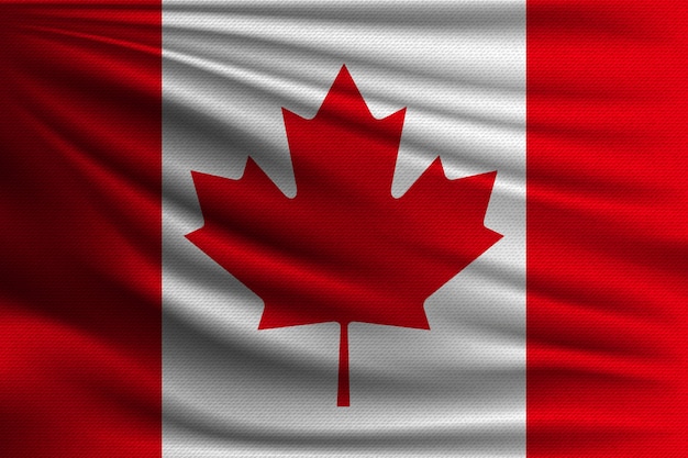 The national flag of canada.