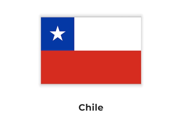 The national flag of chile