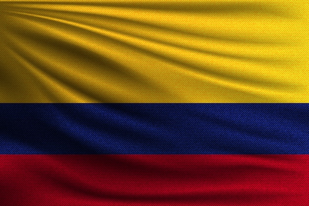 The national flag of colombia.